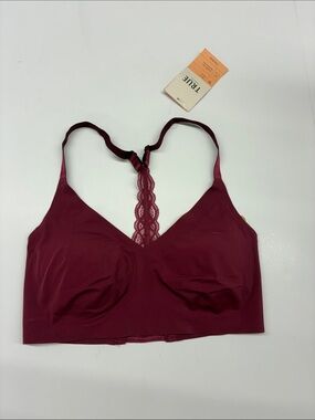 NEW True & Co. Seamless Lace-Back Bralette Size Medium